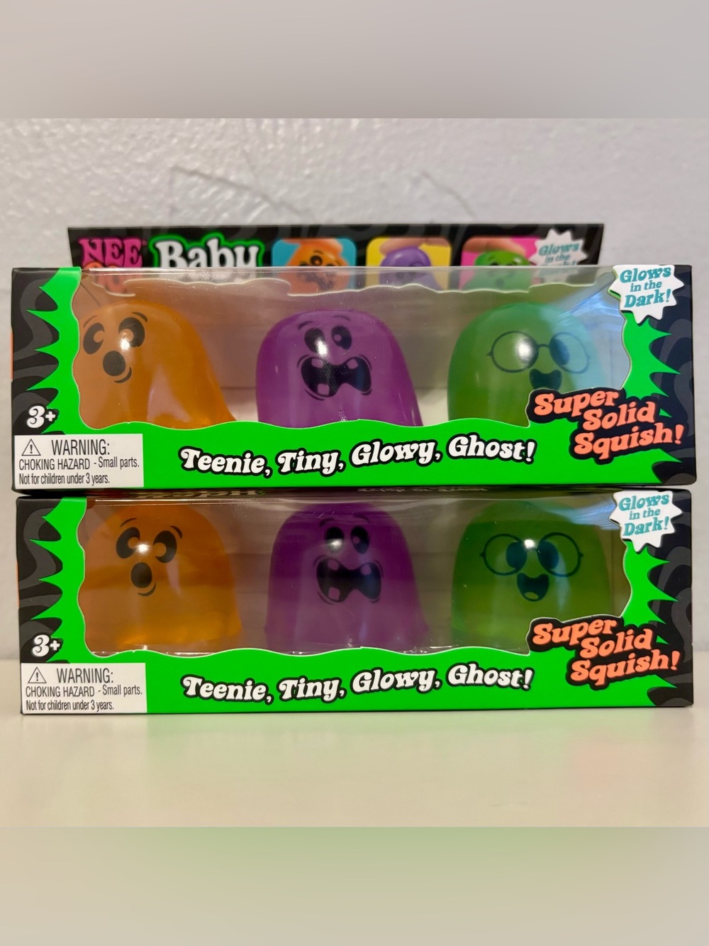NeeDoh Halloween Baby Boos Squishy Toy 3-Packs x2